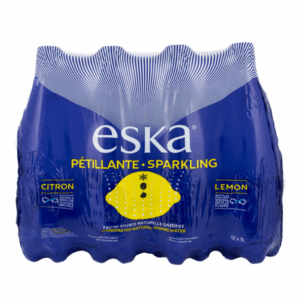 Eska Sparkling Water Natural Lemon Flavour (12 pack x 1L)